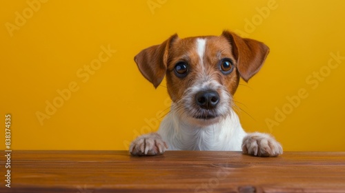 The curious puppy portrait © Helen