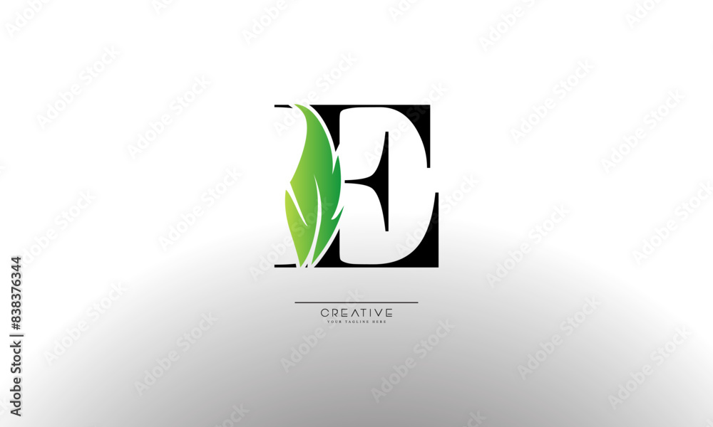 Letter E eco leaf logo icon design template elements. Vector color sign
Letter E eco leaf logo icon design template elements. Vector color sign