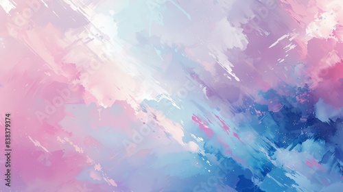 Abstract background with soft pastel brushstrokes and gentle hues