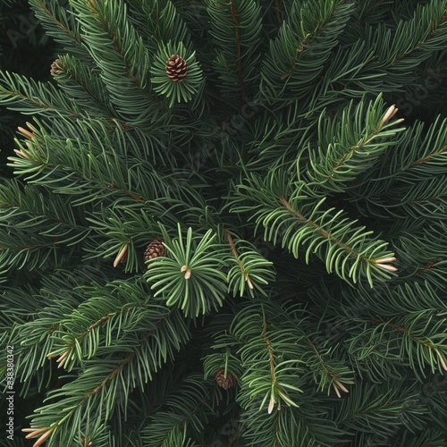 pine tree macro look