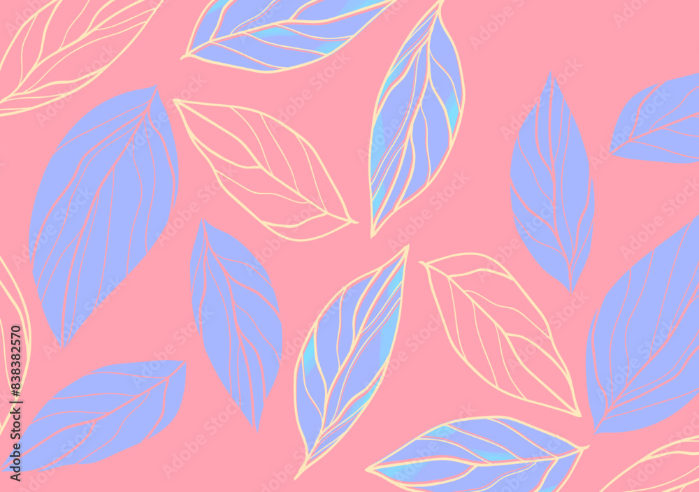seamless pattern with leaves seamless pattern with leaves