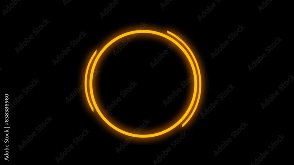 Glowing Neon Light Circle - Radiant Yellow Abstract Design Perfect for Advertising, Digital Art, and Creative Projects - Vibrant Futuristic Background Concept with a Modern Aesthetic Appeal Glowing Neon Light Circle - Radiant Yellow Abstract Design Perfect for Advertising, Digital Art, and Creative Projects - Vibrant Futuristic Background Concept with a Modern Aesthetic Appeal