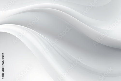 Modern Luxury Texture, Abstract White and Light Gray Wave with Smooth Subtle Background