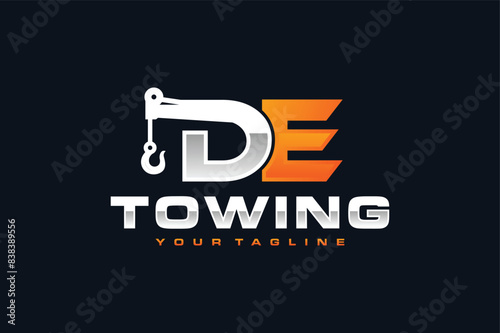 initial DE towing logo