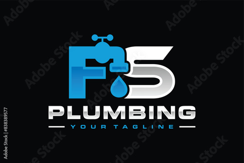 initial FS water tap logo