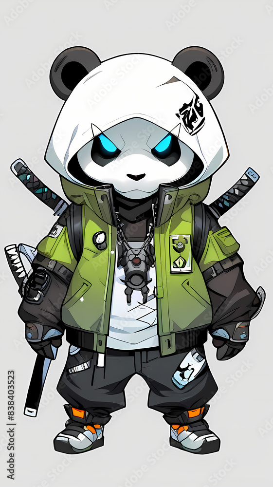 MECHA PANDA TECHWEAR CHARACTER ILLUSTRATION
MECHA PANDA TECHWEAR CHARACTER ILLUSTRATION