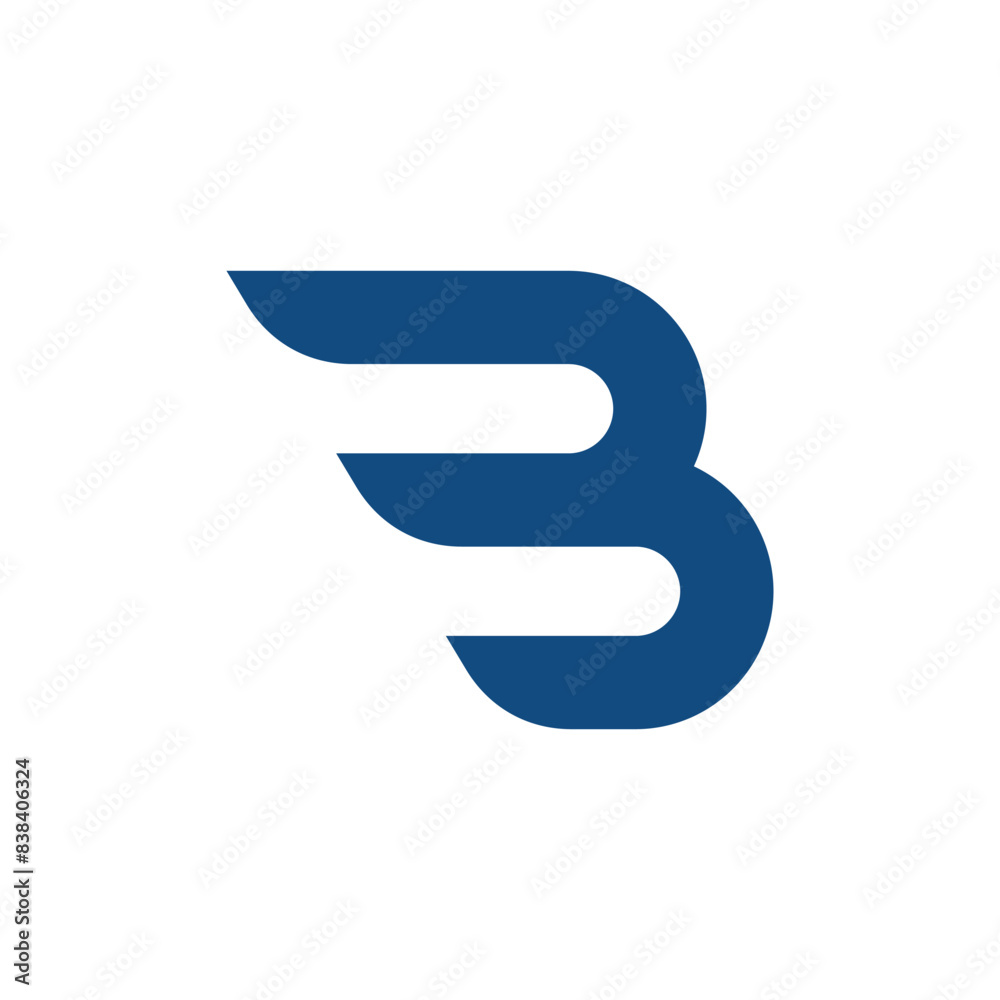 Letter B Abstract Logo can be used for icon, sign, logo and etc Letter B Abstract Logo can be used for icon, sign, logo and etc