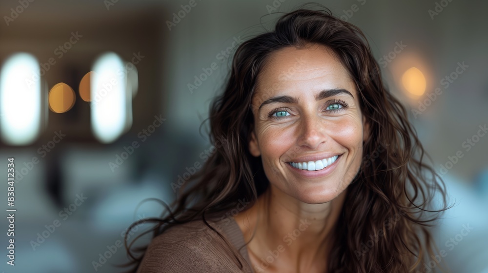 A friendly female dentist with a warm smile standing in a modern dental clinic, showcasing professionalism and a welcoming atmosphere for patients. A friendly female dentist with a warm smile standing in a modern dental clinic, showcasing professionalism and a welcoming atmosphere for patients.