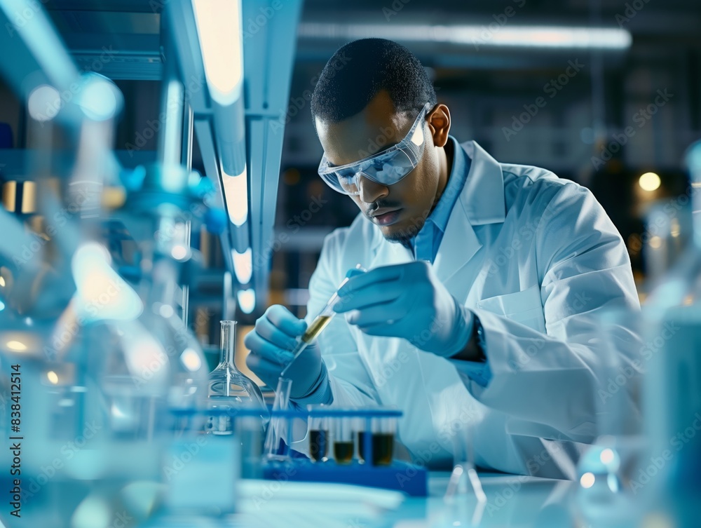 Wissenschaftler im modernen Labor Wissenschaftler im modernen Labor