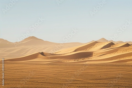 A diagonal gradient of desert sands and rocky browns  evoking a sense of arid landscapes.