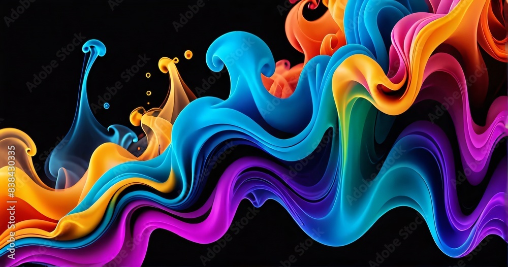 Colorful Smoke Gradient Wallpaper Background Colorful Smoke Gradient Wallpaper Background