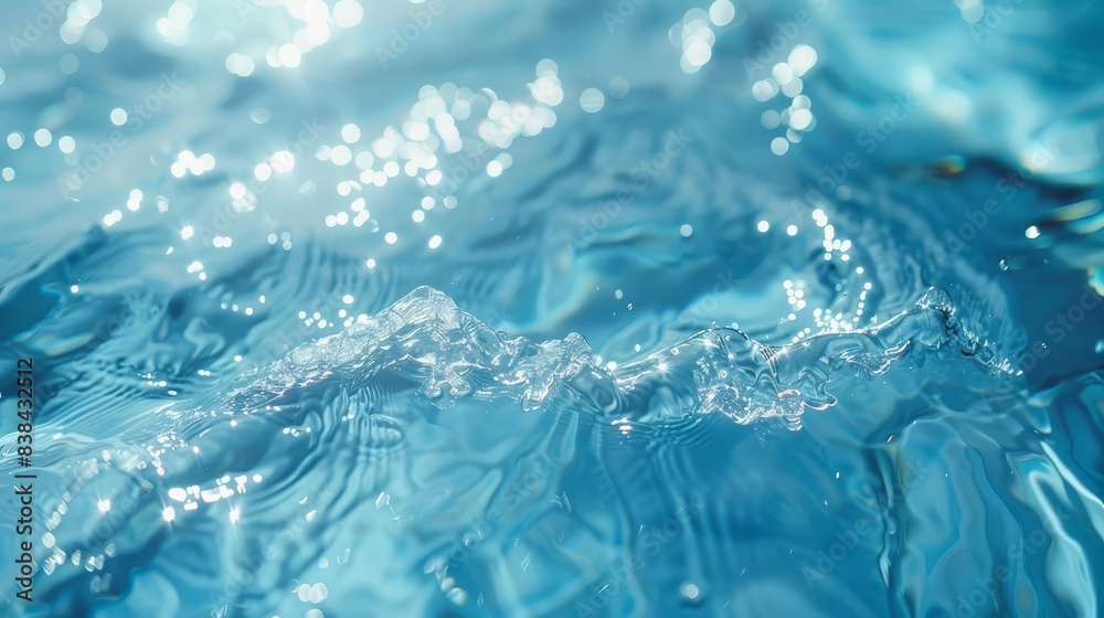 Shimmering abstract pool water background, aqua blue with sunlight reflections, summer vibes. Great for refreshing and tranquil themes Shimmering abstract pool water background, aqua blue with sunlight reflections, summer vibes. Great for refreshing and tranquil themes