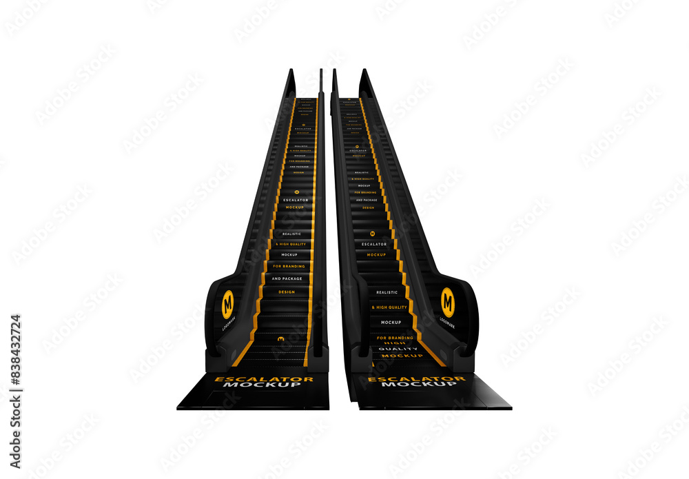 Escalator Mockup Stock Template Adobe Stock
