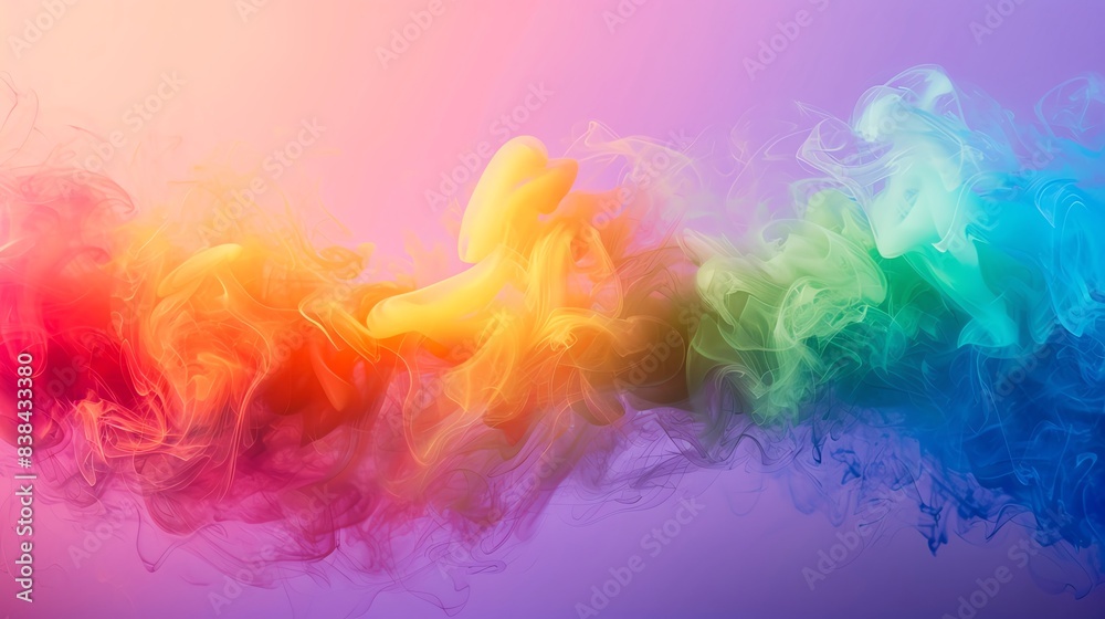 Winter Chill Rainbow smoke, negative space, isolated on black background, advertising photoshoot, pride month LGBTQIA theme Winter Chill Rainbow smoke, negative space, isolated on black background, advertising photoshoot, pride month LGBTQIA theme