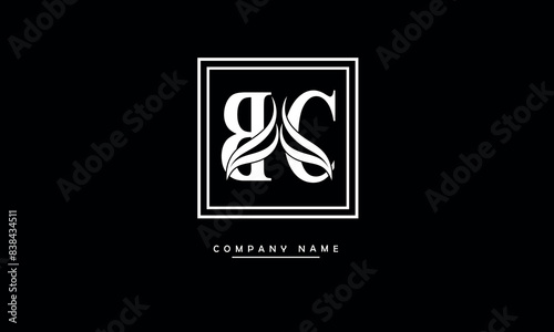 BC, CB, B, C Abstract Letters Logo Monogram