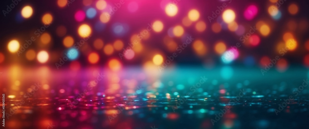 Abstract bokeh background Defocused colorful lights. Abstract bokeh background Defocused colorful lights.