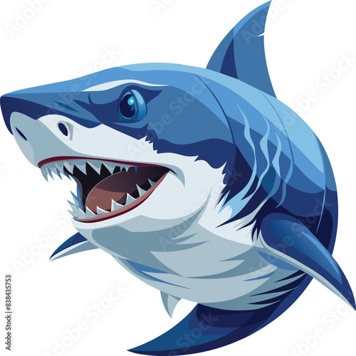 Different types of sea animals. Ocean animals vector illustration