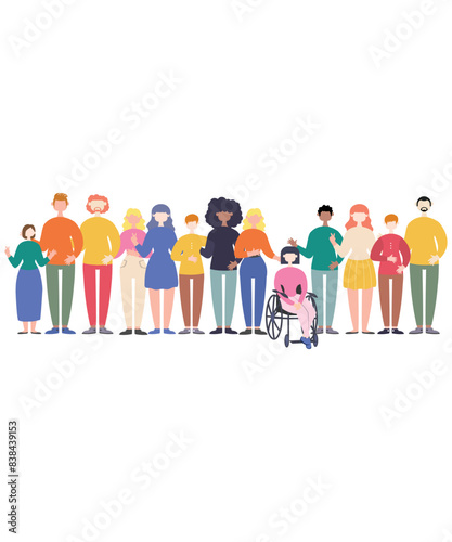 13 People Showing Diversity and Equality