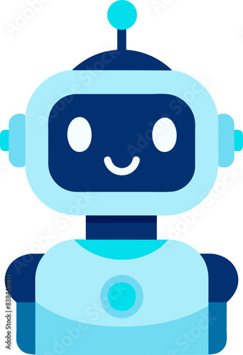Chatbot character art illustration