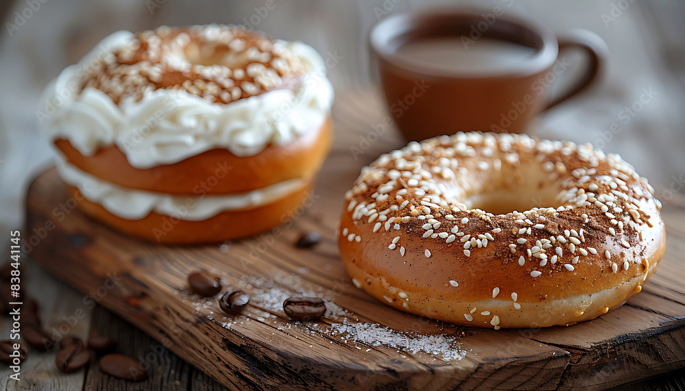 donuts with coffee donuts with coffee