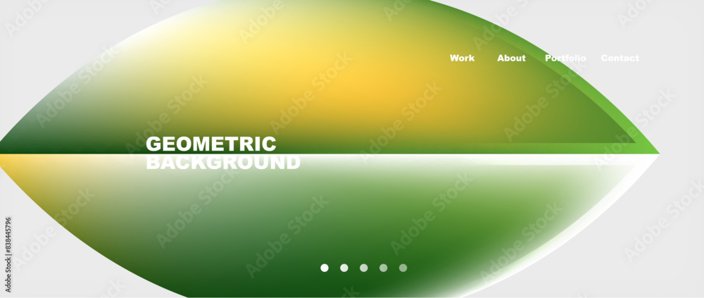 Fototapeta premium Glassmorphism geometric abstract background. Vector Illustration For Wallpaper, Banner, Background, Card, Book Illustration, landing page