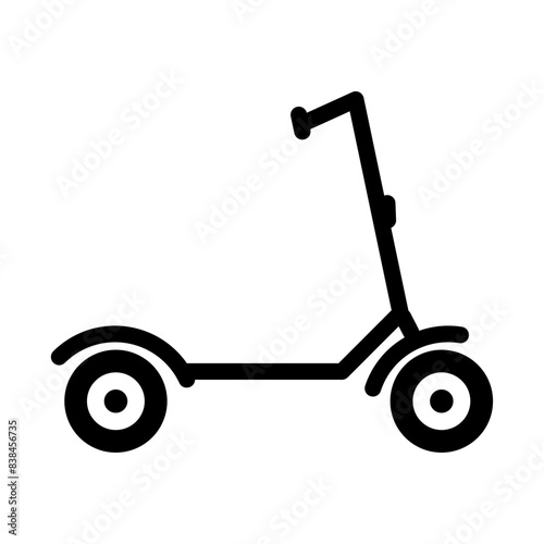 Electric scooter icon symbol