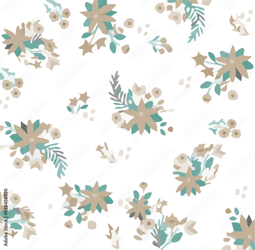 Graphical abstract seamless pattern. Vector illustration fabric wallpaper background textured. Abstract flowers Graphical abstract seamless pattern. Vector illustration fabric wallpaper background textured. Abstract flowers