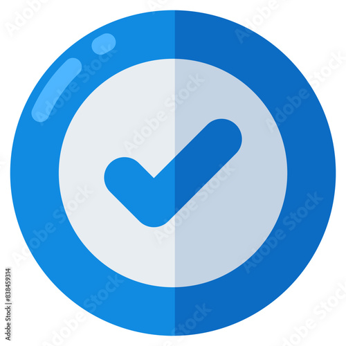 Perfect design icon of verified 