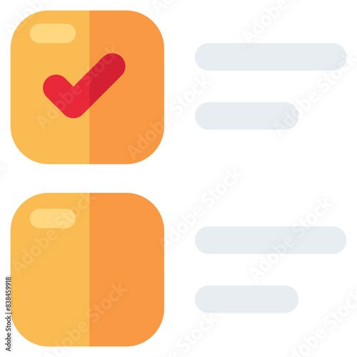 Premium download icon of checklist 