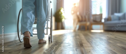 Home nursing care depicted with neglect
