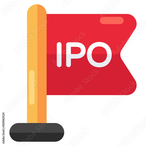 Premium download icon of ipo