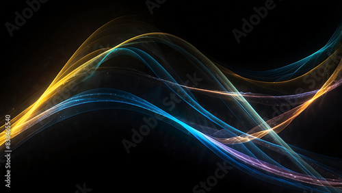 Vibrant Energy Waves - Dynamic Visual Spectrum