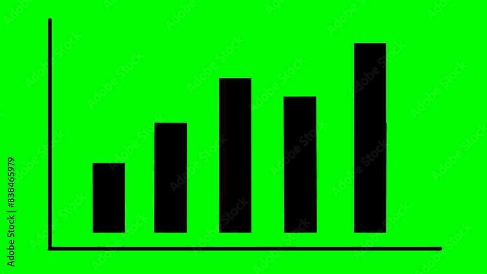 Increasing Traffic Statistics Curve: Business Infographic Showing Growing Bar Statistics and Financial Diagram. 4K Resolution. Increasing Traffic Statistics Curve: Business Infographic Showing Growing Bar Statistics and Financial Diagram. 4K Resolution.