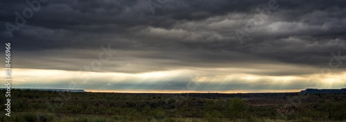 4K Ultra HD of Stormy Clouds Passing Overhead near Lubbock, Texas
