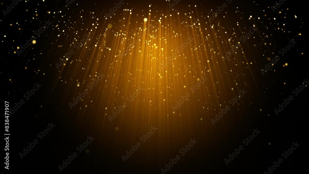 Gold Particle Falling Loop