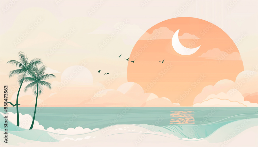 Tranquil Beach Sunset Tranquil Beach Sunset