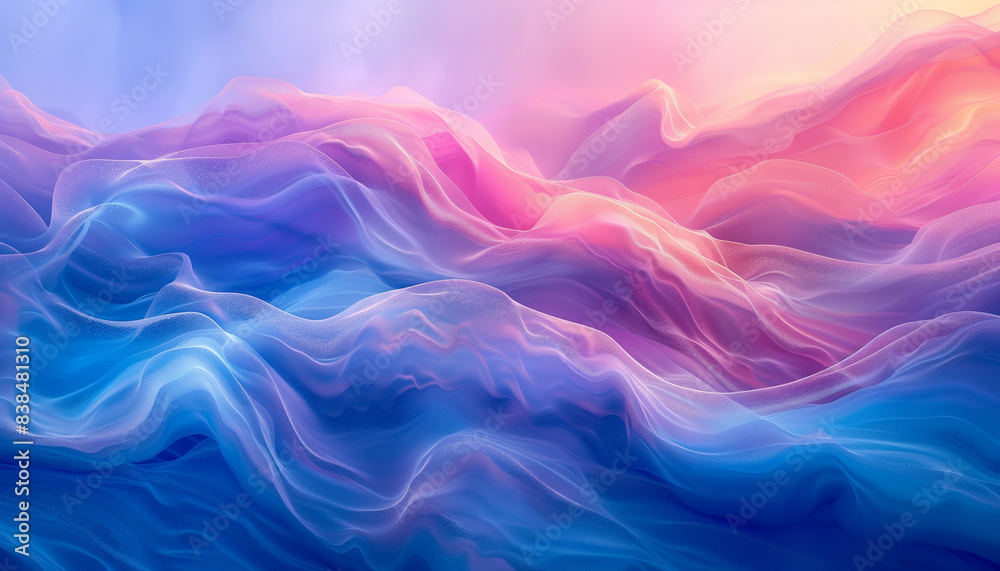 Vibrant Flowing Fabric Vibrant Flowing Fabric