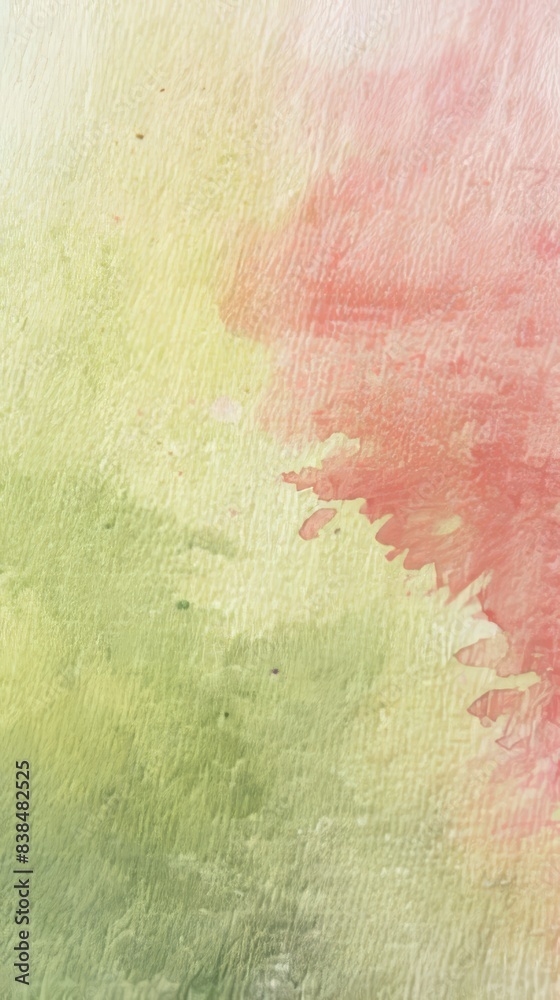 Fototapeta premium Abstract Watercolor Background With Green, Yellow, And Pink