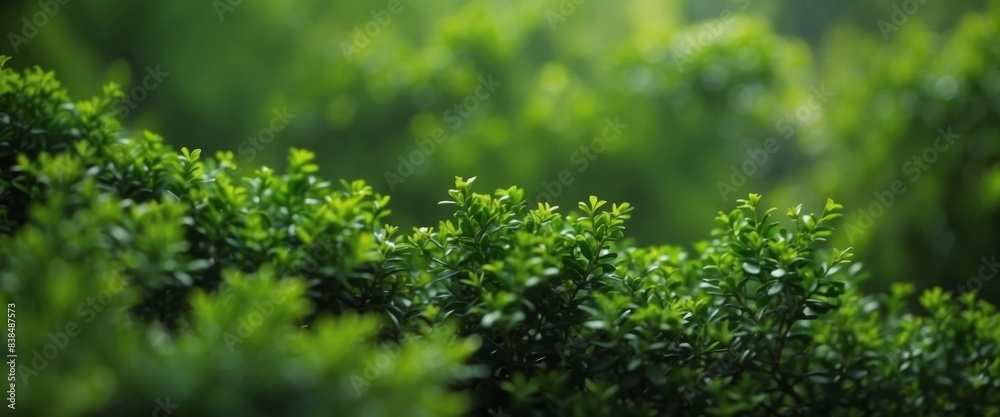Evergreen boxwood texture close up Green nature concept background. Evergreen boxwood texture close up Green nature concept background.