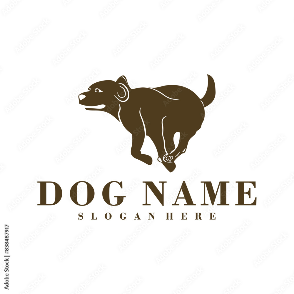 Beagle dog logo concepts - isolated outlined vector illustration Beagle dog logo concepts - isolated outlined vector illustration