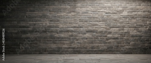 Grey brick wall texture as a background Abstract backdrop.