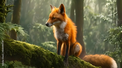 Fox in the forest