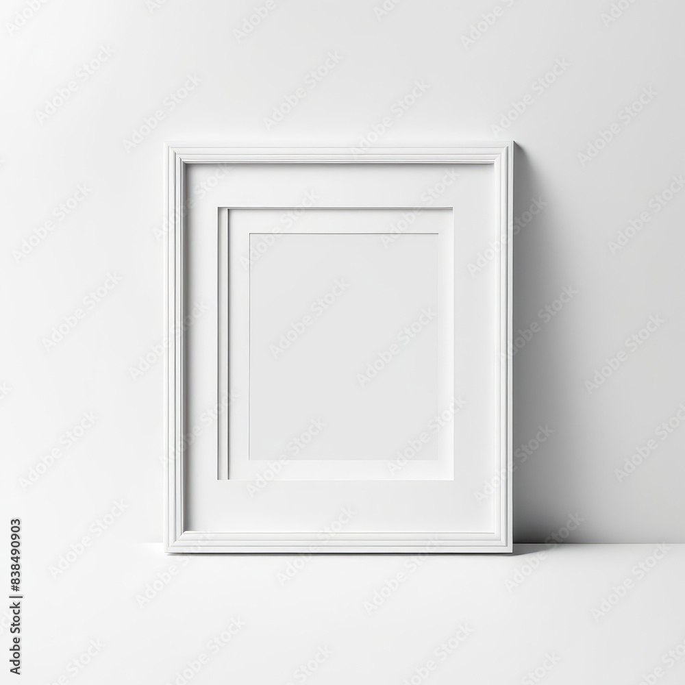 white polaroit frame mockup isolated on white background white polaroit frame mockup isolated on white background