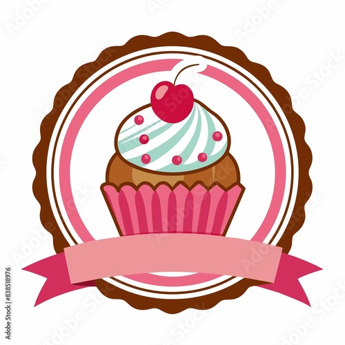 Vector logo design template. Cake, cupcakes bakery sings,cupcake logo