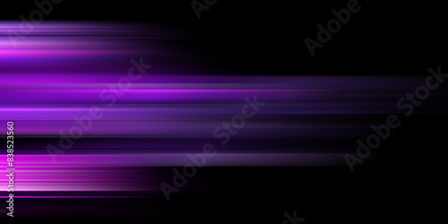 Abstract purple background with lines  futuristic technology glowing speed lines