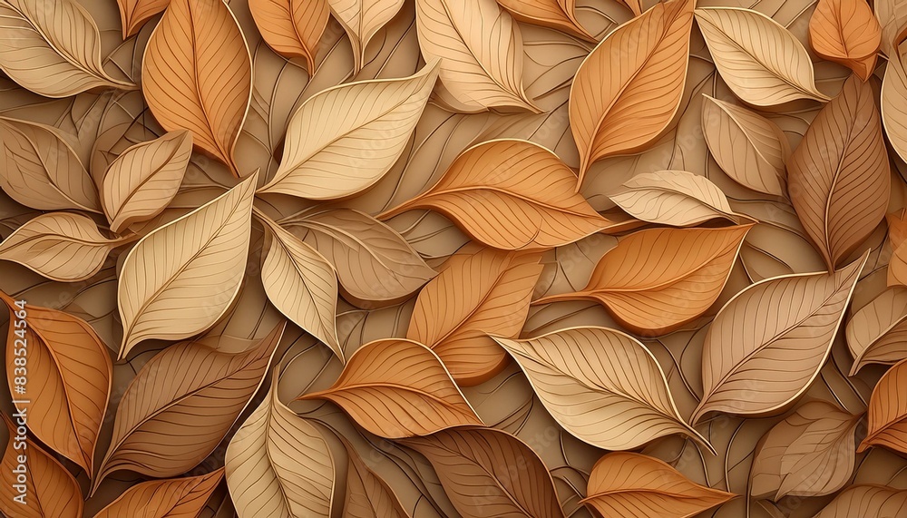 textura de hojas marrón de árbol en 3d ( imagen 19) textura de hojas marrón de árbol en 3d ( imagen 19)