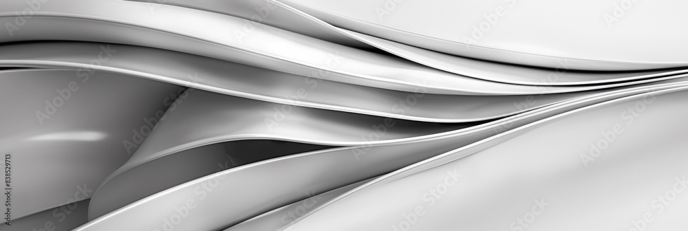 Fototapeta premium A close up of a white fabric with some folds, AI