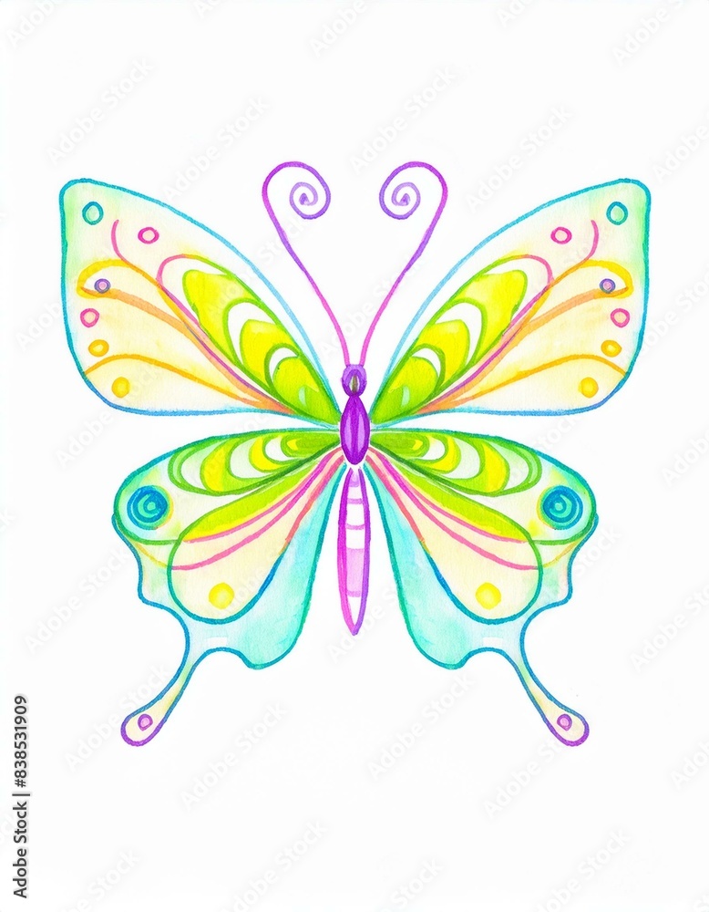 illustration of a butterfly illustration of a butterfly