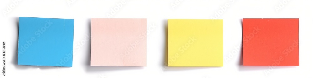 Paper Rectangle Sticker Set. Collection of Blank Adhesive Labels with Textured Paper Background Paper Rectangle Sticker Set. Collection of Blank Adhesive Labels with Textured Paper Background