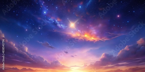 Vertical  of a glowing summer sky with text space  summer  background  glowing  sky  vertical poster  copy space  sun  rays  clouds  sunset  dusk  warm  vibrant  colorful  peaceful  tranquil